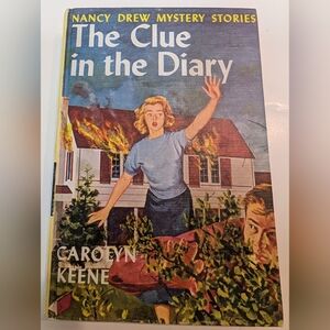 Carolyn Keene Nancy Drew: The Clue in the Diary - Blue Cover